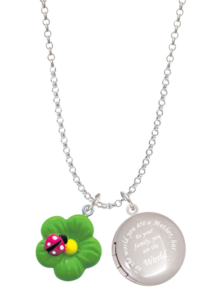 R401 Hot Pink Pearl Cage Necklace Daisy Flower Heart Locket Pendant Charms R401 Hot Pink Pearl Cage Necklace Daisy Flower Heart Locket Pendant Charms